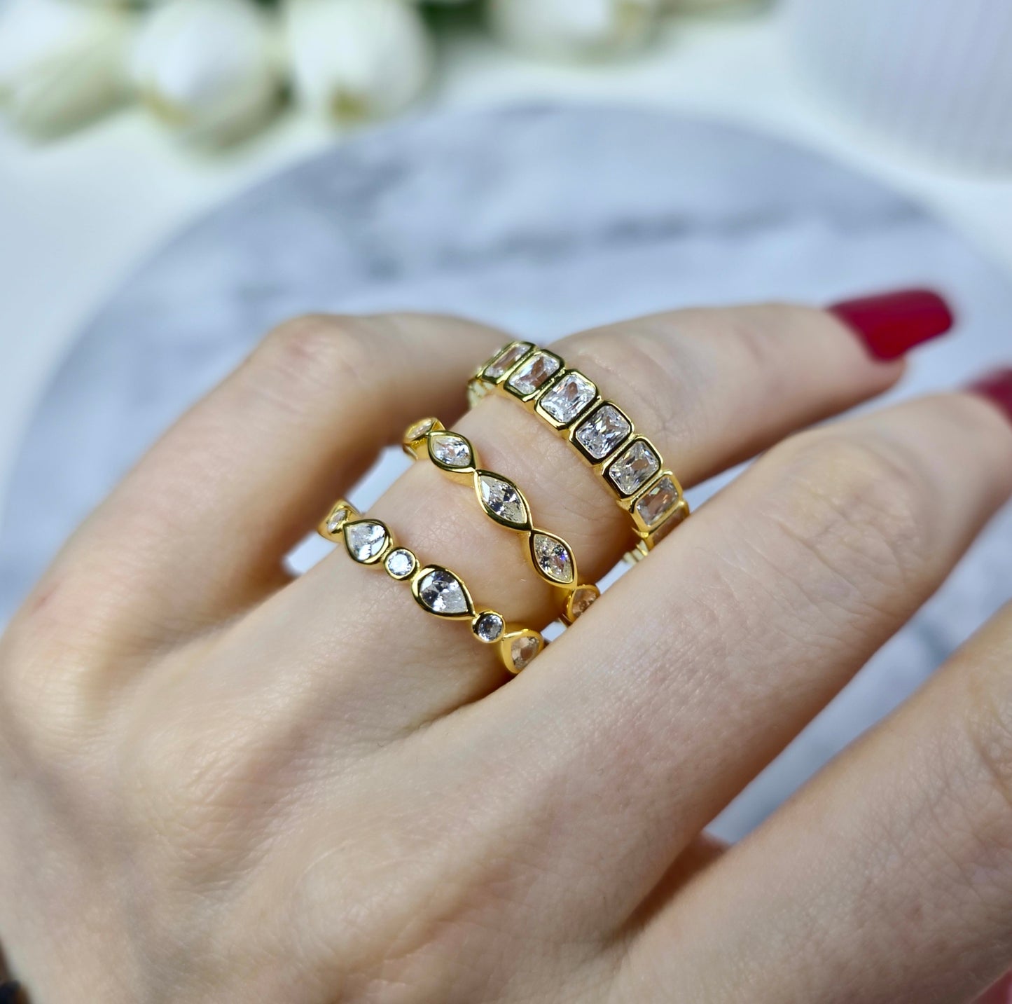 Noble Woman Eternity Ring S925 