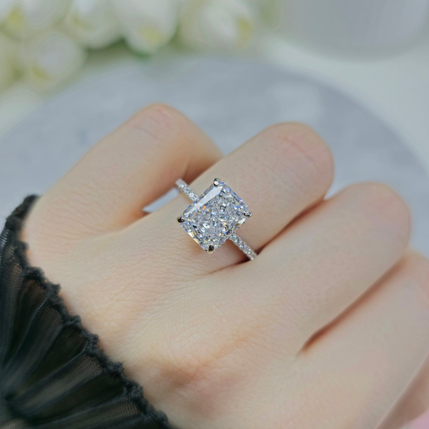 Ice Queen Crystal Ring S925 