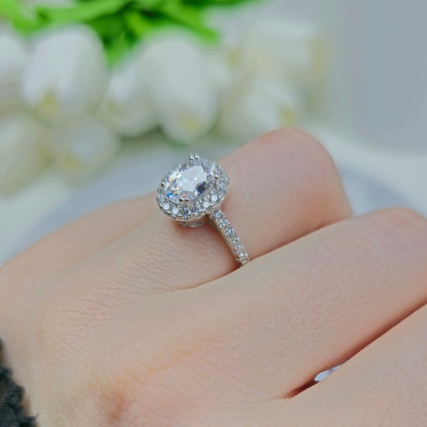 Princess Diamond Ring S925